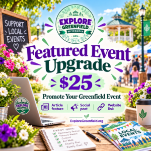Explore Greenfield Featured Event Upgrade